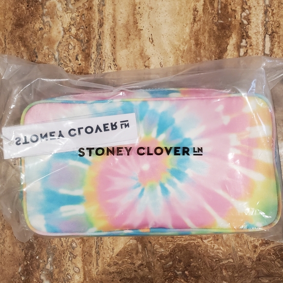 NWT SCL STONEY CLOVER LANE PASTEL TIE DYE SMALL POUCH - Picture 3 of 3